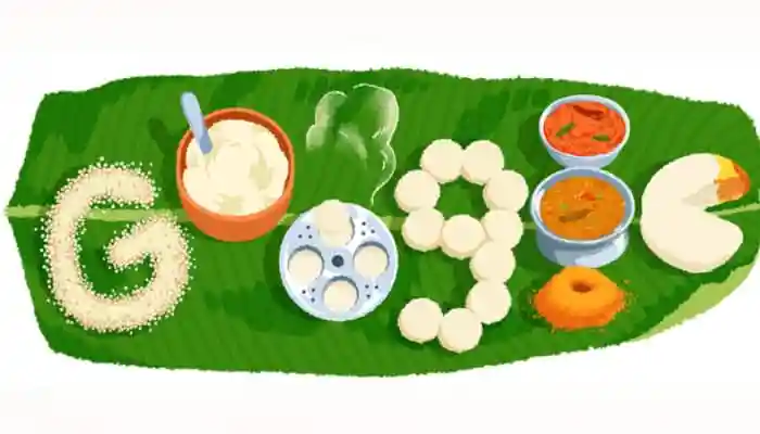 The Google idli doodle shows the South Indian dish on a banana leaf with sambhar and the iconic chutney. While the classic soft, fluffy idli is widely loved, there are several regional variants in India. The beloved dish of South India, idli, is not only delicious and paired with sambhar and chutney, but is also said to be healthy. Google on Saturday celebrated idlis with a special doodle, and the netizens flooded social media with reactions, sharing their love for idlis and appreciating the recognition it received.The Google idli doodle shows the South Indian dish on a banana leaf with sambhar and the iconic chutney. While the classic soft, fluffy idli is widely loved, there are several regional variants in India.The beloved dish of South India, idli, is not only delicious and paired with sambhar and chutney, but is also said to be healthy. Google on Saturday celebrated idlis with a special doodle, and the netizens flooded social media with reactions, sharing their love for idlis and appreciating the recognition it received.
