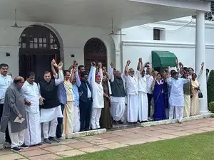 The INDIA bloc faces internal divisions regarding participation in the joint parliamentary committee scrutinizing bills that would remove jailed PMs, CMs, and ministers. While Congress favors joining to voice opposition and influence public opinion, Trinamool and SP deem the JPC a