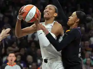 The Las Vegas Aces secured their third WNBA championship in four seasons, sweeping Phoenix in the Finals. Led by A'ja Wilson, who achieved a historic MVP triple crown, the team overcame significant adversity throughout the season. Their future success hinges on upcoming collective bargaining agreement negotiations and player retention.The Las Vegas Aces secured their third WNBA championship in four seasons, sweeping Phoenix in the Finals. Led by A'ja Wilson, who achieved a historic MVP triple crown, the team overcame significant adversity throughout the season. Their future success hinges on upcoming collective bargaining agreement negotiations and player retention.A'ja Wilson and the Las Vegas Aces are in rarified air.<br><br> The franchise won its third WNBA championship in four seasons, completing a sweep of Phoenix in the best-of-seven Finals on Friday night. Only Houston has done better over a four-season span, winning the first four titles in WNBA history from 1997-2000.<br><br> Wilson was a huge reason why the Aces were champions again after falling in the semifinals last season. She became the first player to win the regular-season MVP, Defensive Player of the Year and Finals MVP in the same season. The 29-year-old forward was the best player on the court and is already in the conversation for the greatest in league history.<br><br> Wilson averaged 28.5 points, 11.8 rebounds and two blocks in the Finals.<br><br>