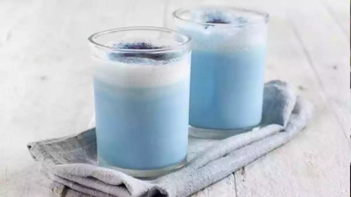 The World's Thickest Milk Is Blue In Colour