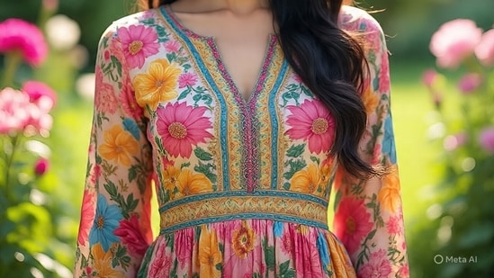 There's something about florals that never goes out of style. Be it dainty embroidery, hand block prints, or breezy cotton blends, floral kurtis are the perfect blend of feminine charm and everyday comfort. From the artisanal lanes of Jaipur to the delicate Chikankari work of Lucknow, these kurtis are like wearable art. Office, brunch, or casual evenings out, they promise to keep you stylish without trying too hard.