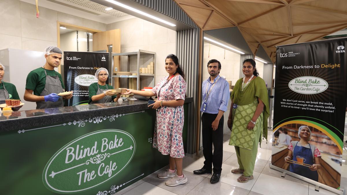 This cafe sports a design element that is likely coincidental, but could not have found a better place. This element comes across as a symbol of the initiative the cafe represents. A decorative wooden ceiling over the space where people queue up to transact with the personnel in the cafe has an interlacing of triangles and trapezoids. The interweaving is so complete that one needs to take a pause and a close look to notice the two separately. It illustrates the diversity and inclusion playing out right below it vis-a-vis the people on both sides of the counter.