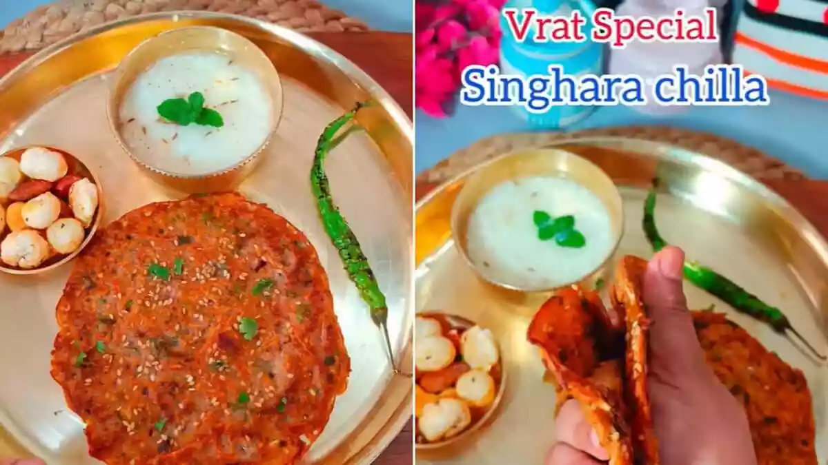 This Singhara Atta Cheela Is The Perfect No Onion