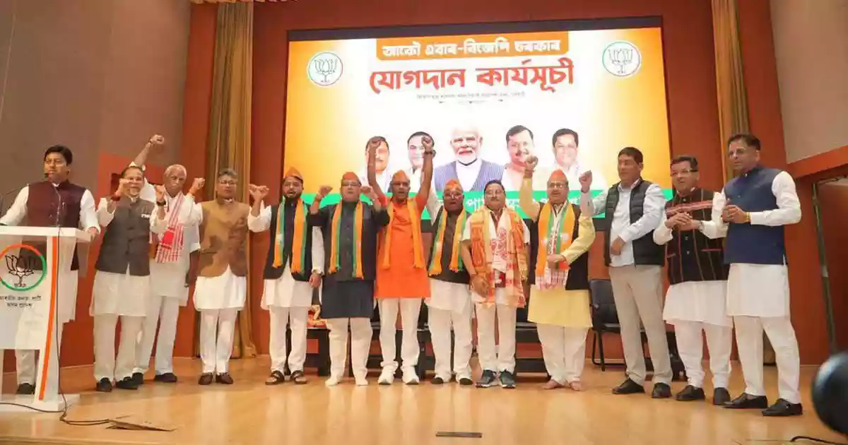 Three suspended Congress MLAs join ruling BJP ahead of assembly polls