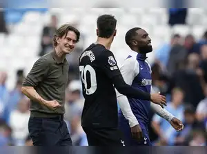 Tottenham Hotspur showcased a dominant performance against Manchester City, securing a 2-0 victory fueled by goals from Brennan Johnson and Joao Palhinha, while debutant James Trafford had a game to forget. Elsewhere, Ouattara Dango Ouattara's debut goal propelled Brentford to a 1-0 win over Aston Villa, and Bournemouth secured their first points with a 1-0 victory against Wolverhampton.