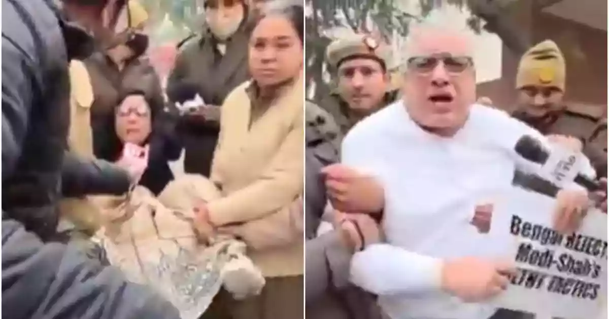 Trinamool Congress MPs detained while protesting ‘illegal’ ED raids on I-PAC