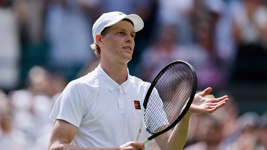 Unfazed by the searing heat, Jannik Sinner barely broke sweat in a 6-4, 6-3, 6-0 victory lasting just one hour and 48 minutes on Court One. Top seed Jannik Sinner eased into the Wimbledon second round on Tuesday, brushing aside fellow Italian Luca Nardi in straight sets. Unfazed by the searing heat, Sinner barely broke sweat in a 6-4, 6-3, 6-0 victory lasting just one hour and 48 minutes on Court One.