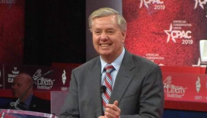 United States Senator Lindsey Graham said that the US must 'crush' the Russian economy by penalising countries that buy oil from them. United States Senator Lindsey Graham said that the US must 'crush' the Russian economy by penalising countries that buy oil from them.