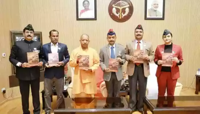 UP CM Yogi Adityanath Marks Armed Forces Flag Day