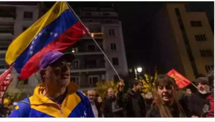 Venezuelans hold rally in Caracas demanding release of Maduro