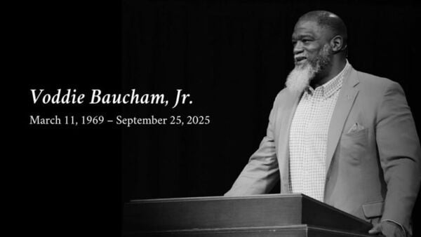 Voddie Baucham, a well-known pastor from Florida, has passed away at the age of 56, according to a statement on his social media. “We are saddened to inform friends that our dear brother, Voddie Baucham, Jr., has left the land of the dying and entered the land of the living,” Baucham's ministry, Founders Ministries, wrote on social media Thursday afternoon.
