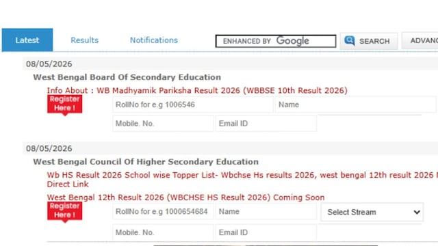 WBBSE Madhyamik Result 2026 (OUT) LIVE