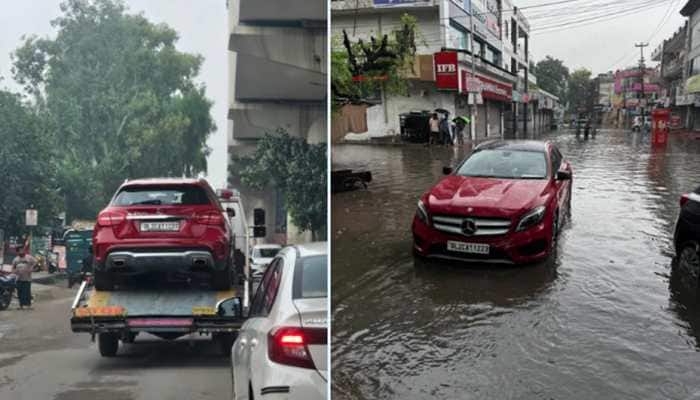 When it rains, urban cities often get flooded. Be it national capital Delhi, neighbouring Ghaziabad or Gurugram, be it Maharashtra or Chennai, its all same when it pours. Several vehicles often get damaged due to waterlogging and flooded roads. However, this time, a man is demanding accountability. In an interesting turn of events, a Ghaziabad-based man has demanded Rs 10 lakhs from the city's Municipal Corporation - Rs 5 lakh for damage to his Mercedes-Benz GLA 200d due to waterlogging and Rs 5 lakh for mental agony and harassment. Vasundhara resident Amit Kishore said in his legal notice to the civic body that his car suffered heavy internal damage after being submerged in rainwater that flooded the roads on July 23. Kishore alleged that the civic body's 'inaction and mismanagement' has led to the waterlogging, reported News18.