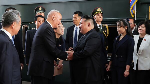 When North Korean leader Kim Jong Un stepped off his armoured green train in Beijing on 2 September, a young girl dressed in black, smiling politely at the Chinese officials, was spotted behind him Many say the girl was Kim Jong Un's teenage daughter, perhaps making her first public outing abroad. She has made various public appearances over the years, mostly at military-related events, but her presence in Beijing fuelled further speculation that she may be his potential successor in the family's dynastic rule over the nuclear-armed state.