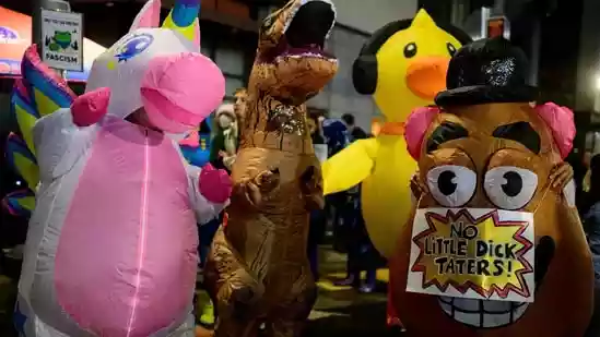 Why are No Kings protesters donning frog