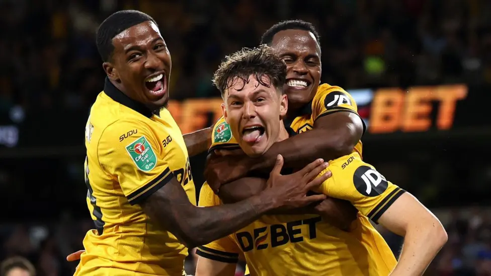 Wolves have rejected a second Newcastle bid for striker Jorgen Strand Larsen, who scored twice in the win over West Ham on Tuesday.</b> The Magpies had returned with a £55m offer after a £50m approach was turned down earlier this week. Wolves do not want to sell the Norway international, firstly because of how little time they would have to find a replacement, with the transfer window closing on Monday, and also because of how valuable Strand Larsen is to their Premier League survival chances.