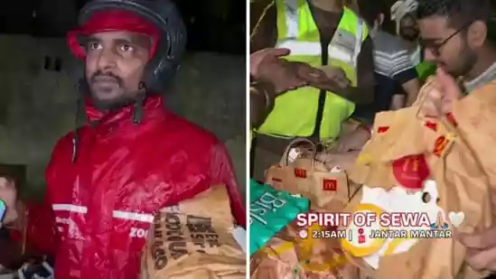 Zomato, Swiggy orders pour in for protestors as strangers send meals to Delhi