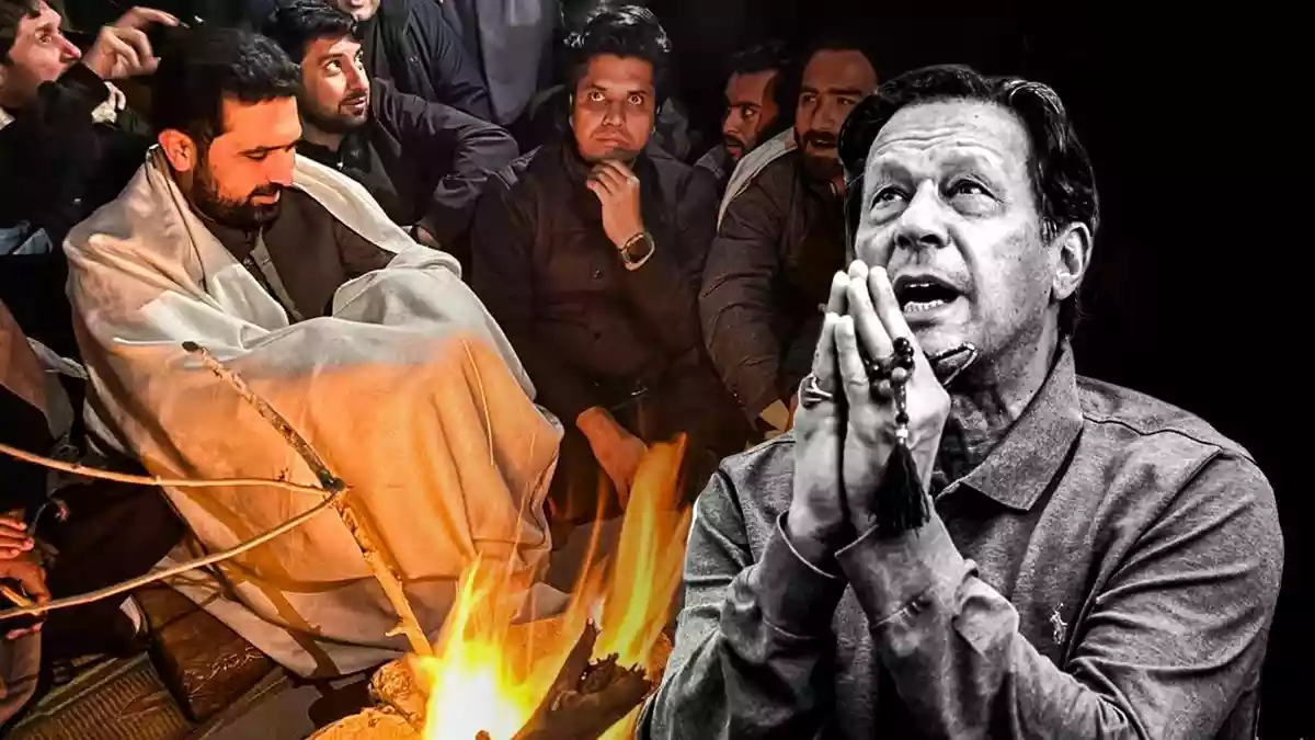 भरी सड़कें, 8 डिग्री टेम्प्रेचर, अलाव तापता CM