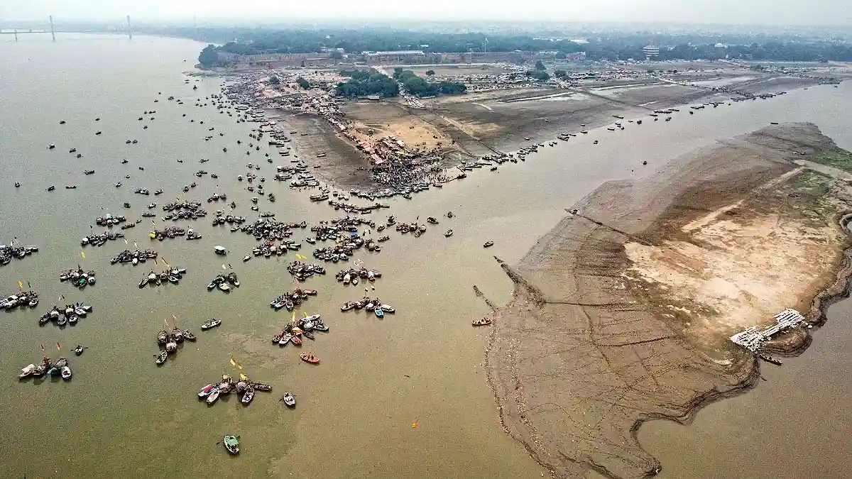 गंगा नदी बेसिन ने 1300 साल में सबसे अधिक सूखा देखा