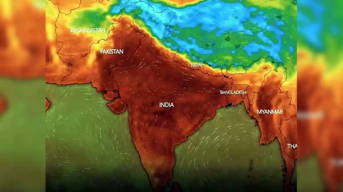 हीट मैप में लाल क्यों होता जा रहा इंडिया वाला हिस्सा