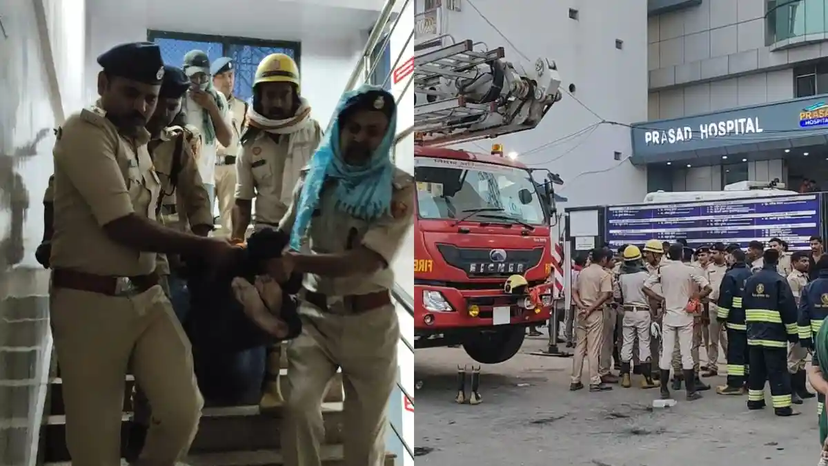 ICU में जलते मरीजों को छोड़कर भाग गए अस्पताल वाले