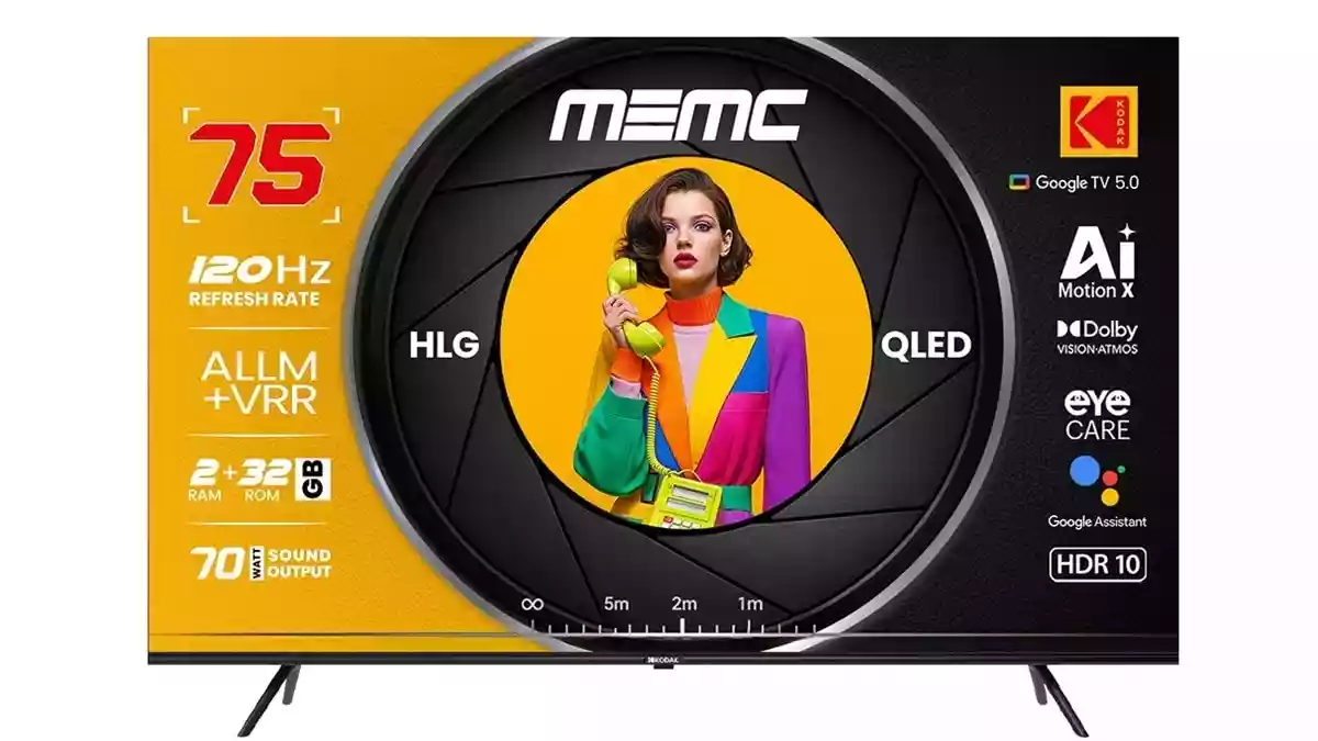 Kodak ने लॉन्च किया 75-inch का सस्ता TV