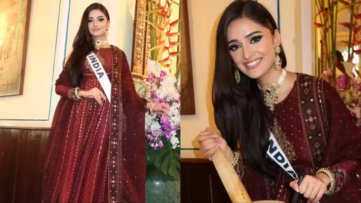 मिस यूनिवर्स में भारतीय सुंदरी का देसी ग्लैमर