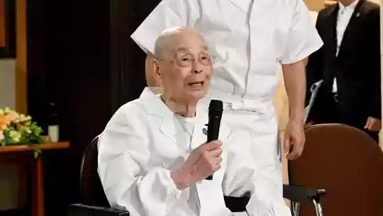 100-year-old Japanese chef shares his secret to long life