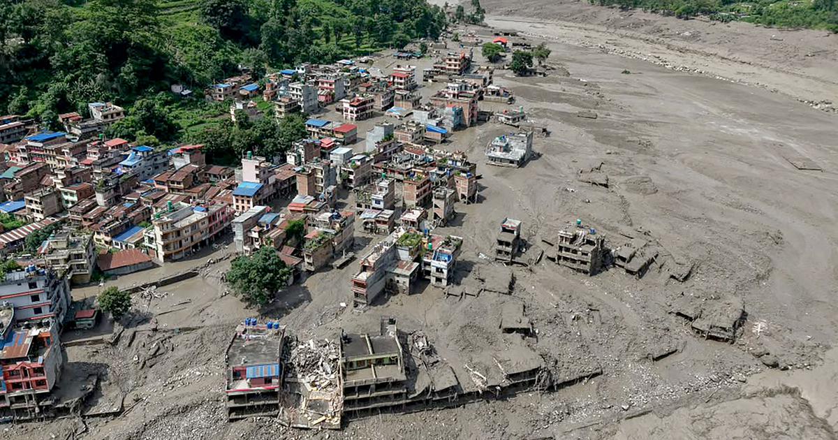 At least 19 persons died in a flash flood and mudslide in Nepal on Wednesday, AFP quoted the police as saying. Several more are feared dead