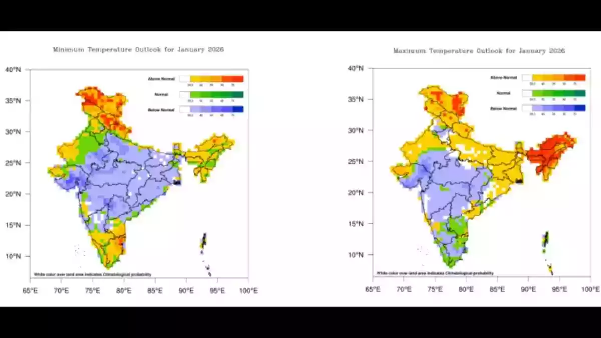 India's warming trend persisted in 2025, ranking it as the eighth-warmest year since 1901 with all-India annual mean land surface air temperatures 0