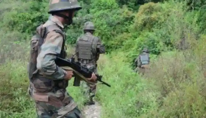 Three soldiers were injured during an ongoing encounter between terrorists and security forces in the Dolgam village of Kishtwar district on Saturday morning