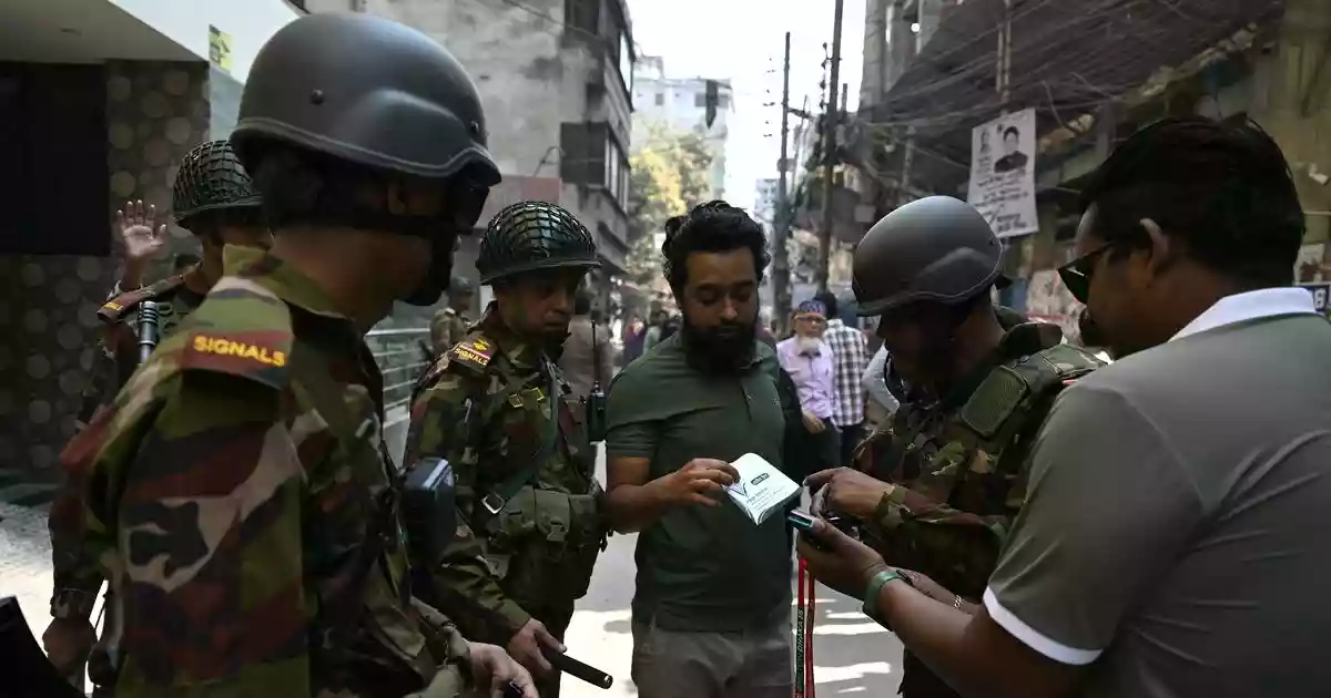 Voting was underway on Thursday for Bangladesh’s national election, the first since former Prime Minister Sheikh Hasina’s government was ousted following
