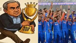 After the final, the presentation ceremony was delayed by over an hour because the Indian players refused to receive the trophy from Naqvi