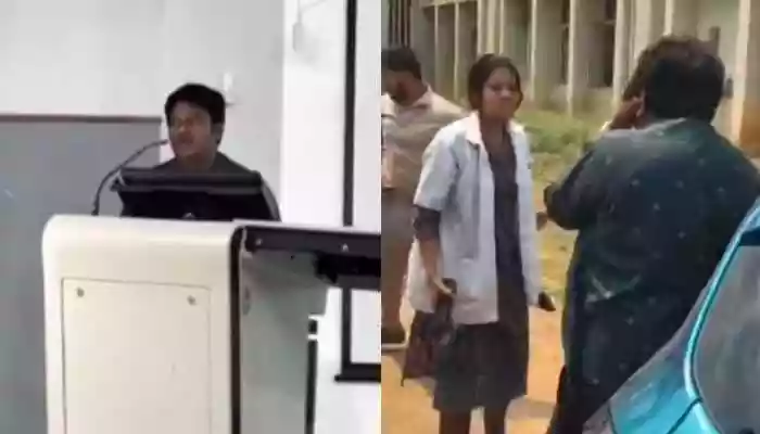 <strong>Karnataka professor proposes student: </strong>A video from a college in Karnataka has sparked widespread outrage after it showed a