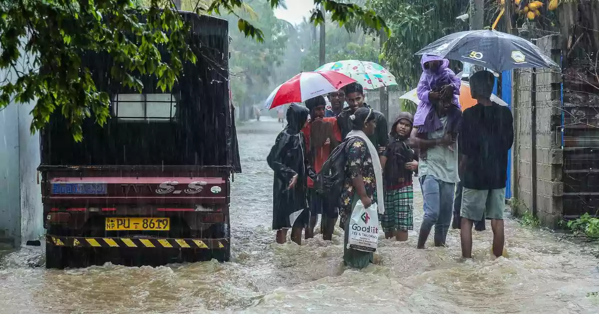At least 56 persons were killed in landslides and incidents related to flooding after heavy rainfall in Sri Lanka, AFP reported on Friday