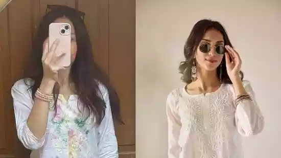 Holi is on March 4, 2026, and if there’s one fashion moment that never goes out of style, it’s the dreamy white kurti aesthetic. Think flowing hair