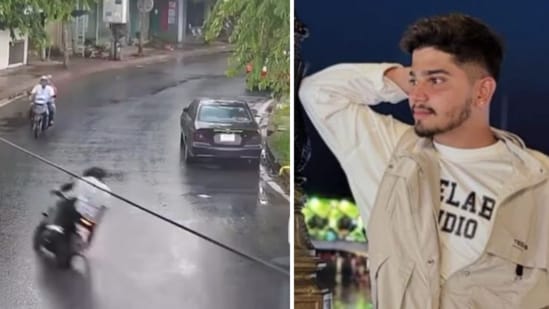 A 21-year-old Indian student, Arshid Ashrith, died in a motorcycle crash in Vietnam after losing control and hitting a wall. A shocking CCTV footage has surfaced showing the moment a speeding motorcycle, driven by a 21-year-old Indian student in Vietnam, crashed into a wall, resulting in his death. Arshid Ashrith, a third-year MBBS student from Telangana, was riding at high speed when he lost control and collided with a wall, along with his friend who was riding pillion.