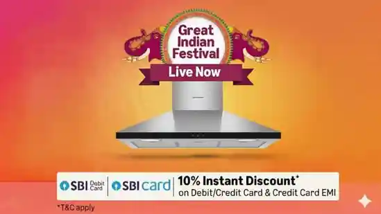 A clean and odour-free kitchen not only looks appealing but also makes daily cooking more comfortable. This is where a high-quality chimney plays an important role. Elica chimneys, renowned for their advanced features such as auto-clean technology and high suction power, are among the best chimneys available for Indian households. Their sleek designs fit seamlessly into modern kitchens, offering both functionality and style. The festive season is the perfect opportunity to upgrade, thanks to the Amazon Great Indian Festival.