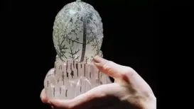 One of the few remaining Fabergé eggs - exquisitely crafted ornaments made from metals and gemstones - has been sold for £22.9 million ($30