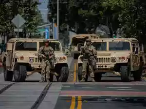 A federal judge in Oregon blocked the Trump administration from sending California National Guard troops to Portland. This ruling followed a joint lawsuit by California and Oregon. The judge previously blocked deployment of Oregon's own Guard. Governors criticized the move as an abuse of power. Trump stated troops were necessary for protests. The administration appealed the judge's decision.A federal judge in Oregon blocked the Trump administration from sending California National Guard troops to Portland. This ruling followed a joint lawsuit by California and Oregon. The judge previously blocked deployment of Oregon's own Guard. Governors criticized the move as an abuse of power. Trump stated troops were necessary for protests. The administration appealed the judge's decision.A federal judge in Oregon on Sunday temporarily blocked Donald Trump's administration from sending some 200 federalized California National Guard troops to Portland, Oregon, a setback for the president as he seeks to dispatch the military to cities over the objections of their Democratic leaders.<br><br> The ruling by U.S. District Judge Karin Immergut followed a joint lawsuit by California and Oregon seeking to block the extraordinary move that drew vehement criticism from both states' governors. A day earlier, Immergut temporarily blocked Trump from deploying 200 Oregon National Guard troops to Portland, citing a lack of evidence that recent protests necessitated the move.<br><br> 