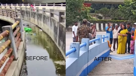 A long-neglected walkway connecting Domlur to Indiranagar has finally been restored after nearly 20 years of disuse, thanks to a viral video by a Canadian man and the combined efforts of citizens and the Bruhat Bengaluru Mahanagara Palike (BBMP). Arun Pai, founder of Bangalore Walks, shared a video on Monday showcasing the newly repaired walkway, which is now open for pedestrians. In his video, Pai credited the turnaround to a post by a Canadian man Caleb Friesen, who had uploaded a viral clip just a week ago, captioned, “I attempted to use the footpath from Domlur to Indiranagar. Things did not go as planned.”