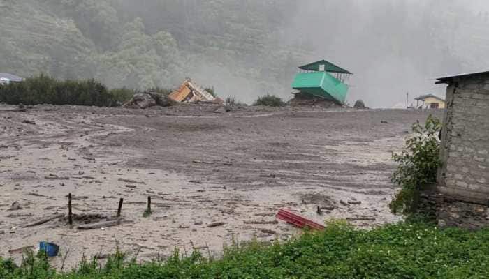 A major cloudburst struck Dharali near Harsil in Uttarkashi district of Uttarakhand on Tuesday resultant in panic and potential damage in the region, Uttarkashi District Magistrate Prashant Arya said. A major cloudburst struck Dharali near Harsil in Uttarkashi district of Uttarakhand on Tuesday resultant in panic and potential damage in the region, Uttarkashi District Magistrate Prashant Arya said.