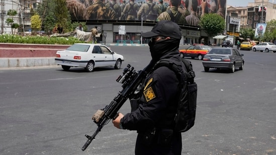 A man was publicly executed in southern Iran on Tuesday after being found guilty of murdering four people, state media reported. 