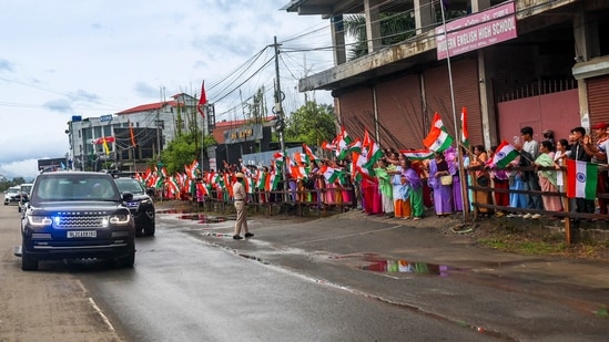 A mob clashed with security forces in Manipur's Churachandpur district on Sunday, protesting the detention of two youths for allegedly vandalising the banners and cutouts put up for the visit of Prime Minister Narendra Modi, police said. On the night of September 11, several banners and cutouts put up at Pearsonmun and Phailien Bazaar were vandalised. Following that incident, several youths were detained. While all of them were released after questioning, two youths were kept in custody, they said.