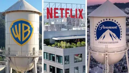 Disaster, catastrophe and nightmare. That's how Hollywood's creative workers describe the fall of the once mighty Warner Bros, as Netflix and Paramount battle