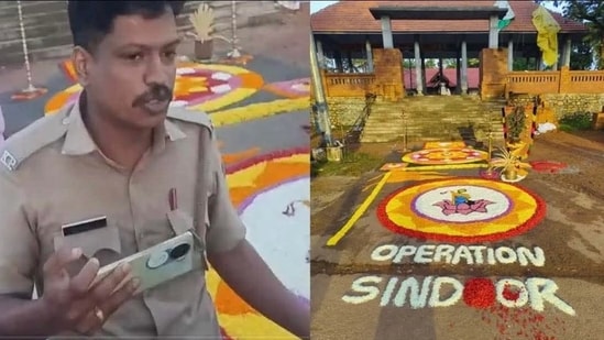 A ‘pookalam' or floral carpet laid out at a temple in Kerala's Kollam district has sparked a controversy after 27 Rashtriya Swayamsevak Sangh (RSS) activists were booked. While temple authorities claimed that the laying down of the carpet allegedly violated a high court order, the Bharatiya Janata Party said it was done to “honour Operation Sindoor”.