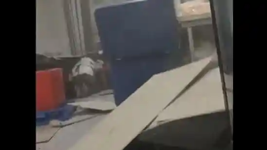 A powerful earthquake measuring 7.5 on the Richter scale shook the southern Philippines on Friday, sending thousands fleeing into the streets and triggering widespread panic across Mindanao. Dramatic videos shared on social media showed terrified residents rushing out of buildings and scrambling for safety as the tremors rattled the region.A powerful earthquake measuring 7.5 on the Richter scale shook the southern Philippines on Friday, sending thousands fleeing into the streets and triggering widespread panic across Mindanao. Dramatic videos shared on social media showed terrified residents rushing out of buildings and scrambling for safety as the tremors rattled the region.(Also read: As tremors jolt classroom, students hold on to each other in Philippines | Watch)One widely circulated video captured the scene inside an office or restaurant, where boxes crashed to the floor, fluorescent lights swayed violently, and power flickered as employees hid under desks to shield themselves from falling debris.