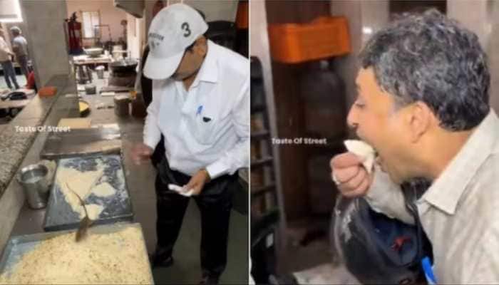 A shocking viral video reveals rats on ingredient trays at Lucknow's famous Ram Asrey sweet shop, sparking outrage over Makhan Malai hygiene. A horrifying video showing rats moving on ingredient trays of a well-known Lucknow sweets shop, Ram Asrey, has caused widespread outrage across social media, with the video raising serious concerns regarding food hygiene and safety standards.