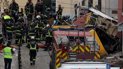 A tragic cable car incident in Lisbon on Wednesday has left at least 15 people dead and around 18 others injured, according to emergency services. The accident involved the iconic Glória funicular, a historic tram-like vehicle that transports passengers up and down one of the Portuguese capital's steepest hills, reported AFP.