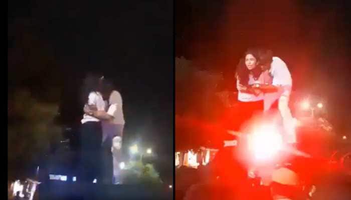 A video from Kota has taken social media by storm, showing a teenage couple climbing onto a police vehicle in a dramatic stunt, which locals are now calling ‘Saiyaara Season 99'. A dramatic incident unfolded in Kota, Rajasthan, late on the night of September 19, when a teenage girl and a young man climbed onto the roof of a police jeep, causing a commotion. The episode took place in the Rampura area as police tried to detain the duo, who were reportedly on the run after attempting to elope.